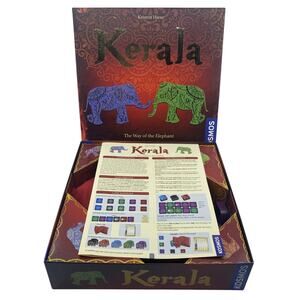 Kerala The Way of the Elephant Board Game – Thames & Kosmos OOP Complete In Box